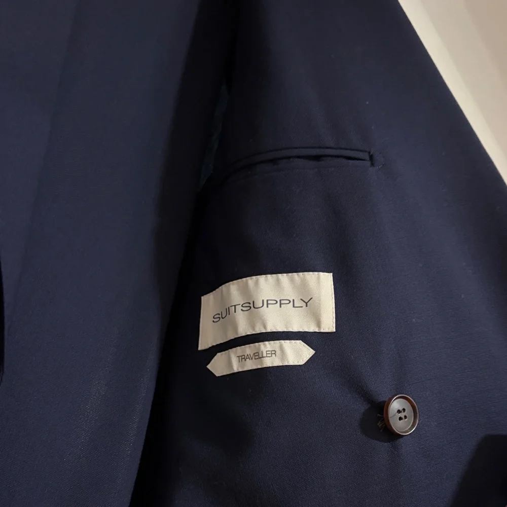 Suitsupply Navy Double-Breasted Suit - Picture 2 of 6